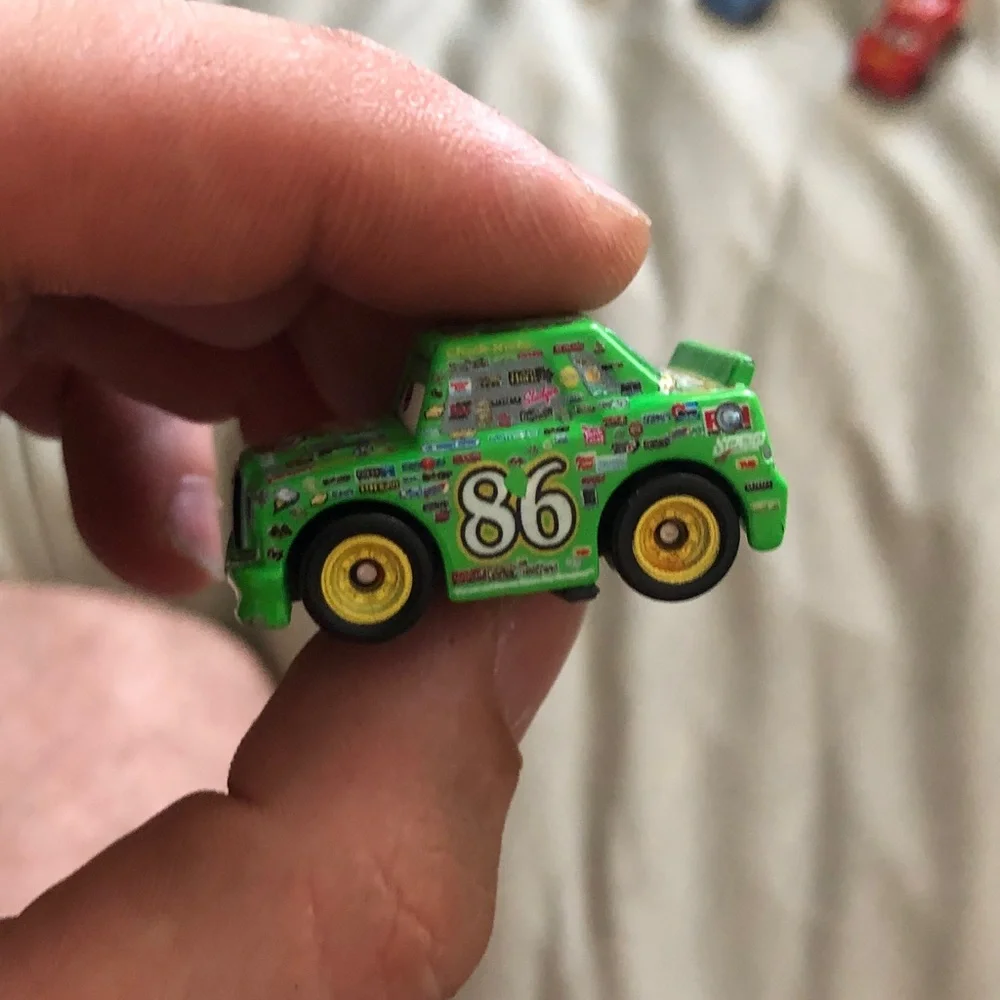 Die-Cast Mini Race Car Set - Red, Blue, Green, Yellow, Purple, Orange